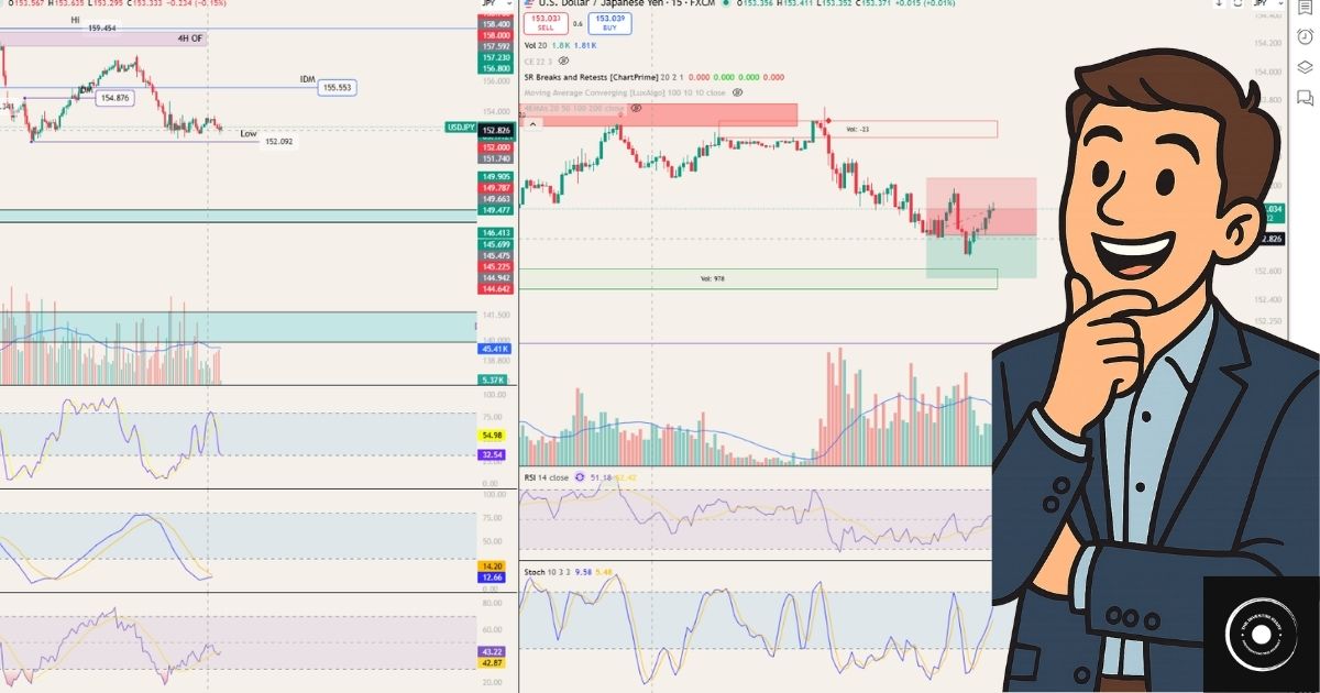 Market Structure, stochastic and RSI